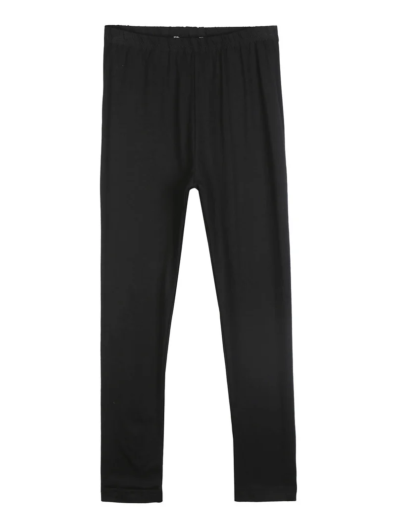 Leggings elasticizzato da bambina - nero