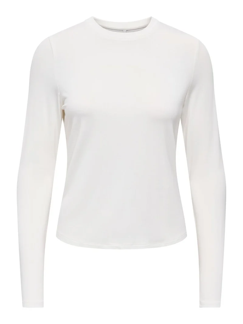 ONLBAMBOO L/S O-NECK TOP JRS