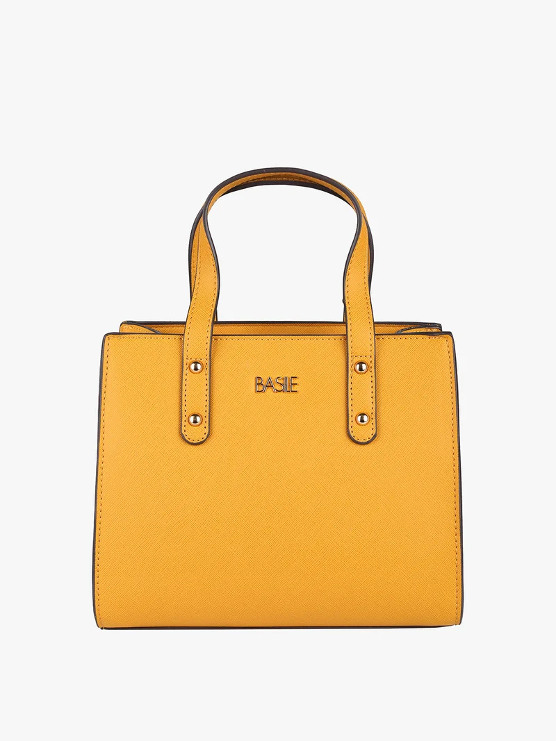 Borsa donna mini tote - senape