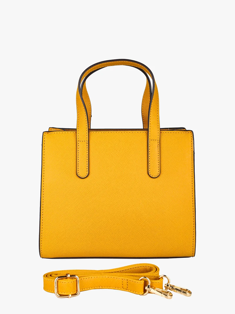 Borsa donna mini tote - senape