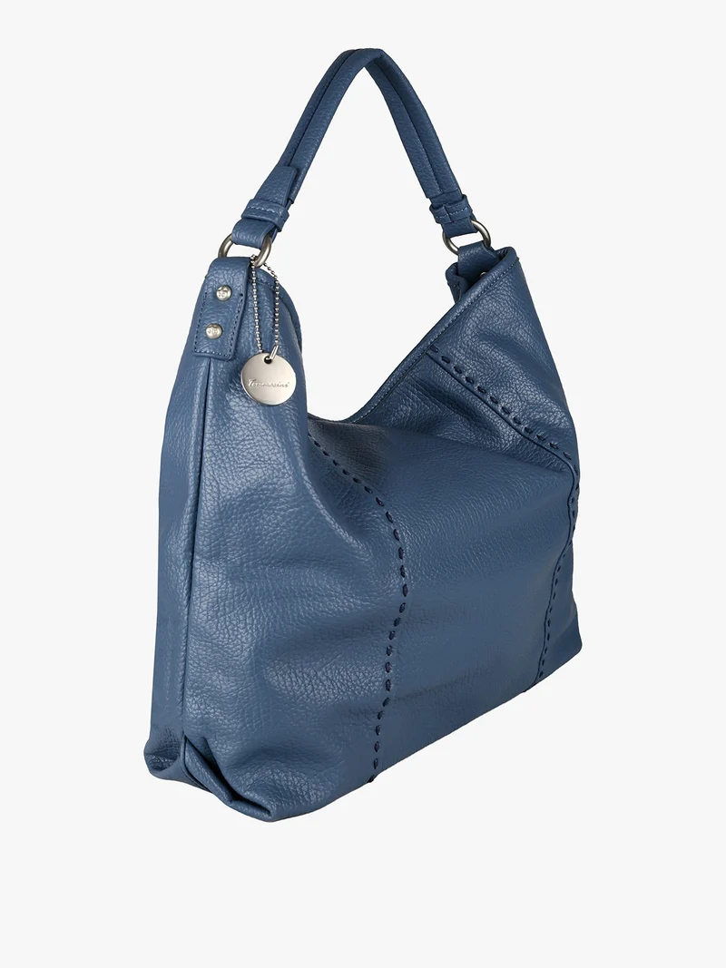 Borsa donna hobo in ecopelle - blu