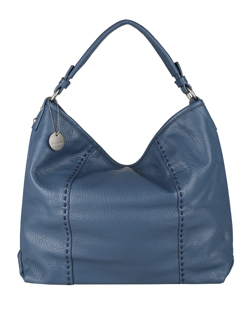 Borsa donna hobo in ecopelle - blu