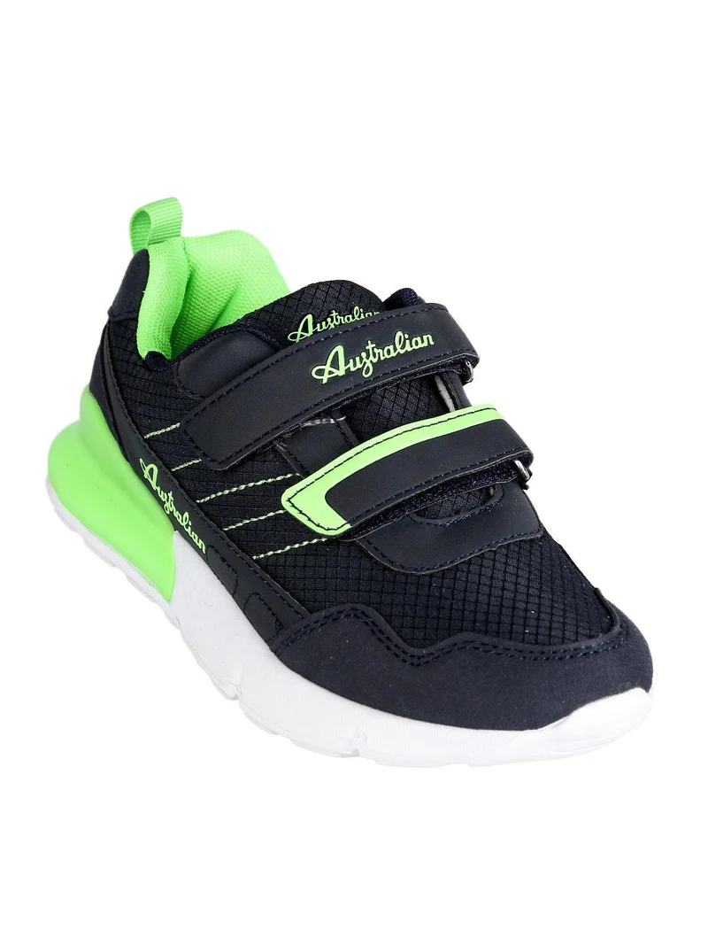 Sneakers running ragazzo con strappi - blu scuro