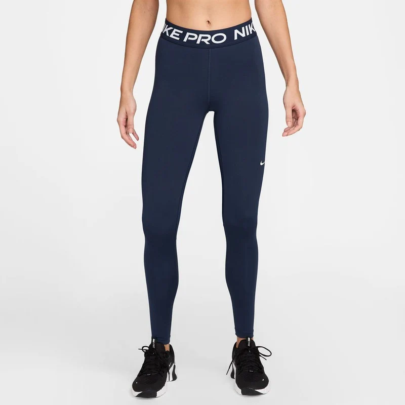 NIKE Damen Tight Nike Pro Women's Mid-Rise Mesh-Pane