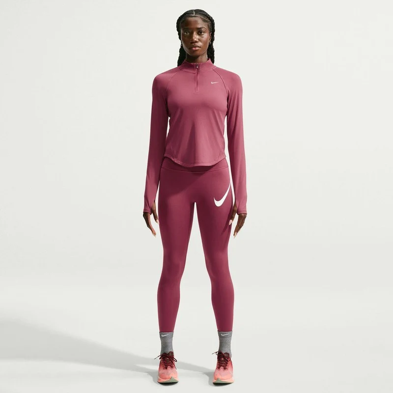 NIKE Damen T-Shirt W NK TEMPO DF HZ TP