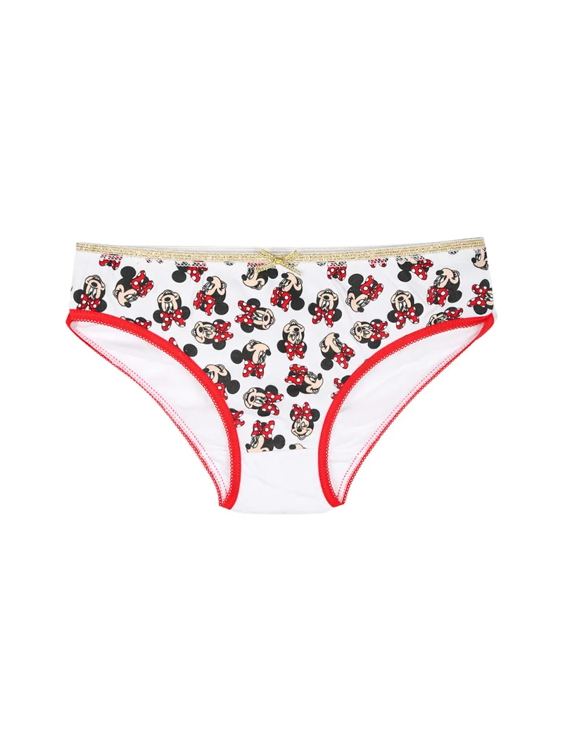 Confezione da 3 slip Minnie da bambina con stampa - assortito