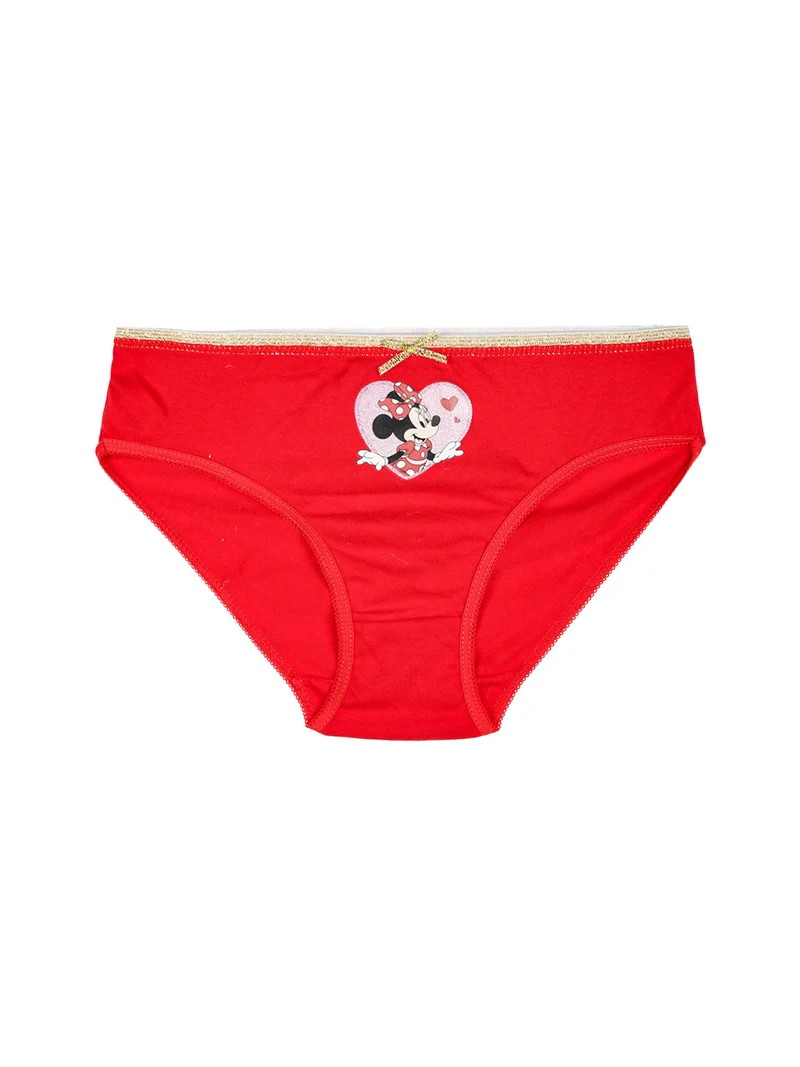 Confezione da 3 slip Minnie da bambina con stampa - assortito