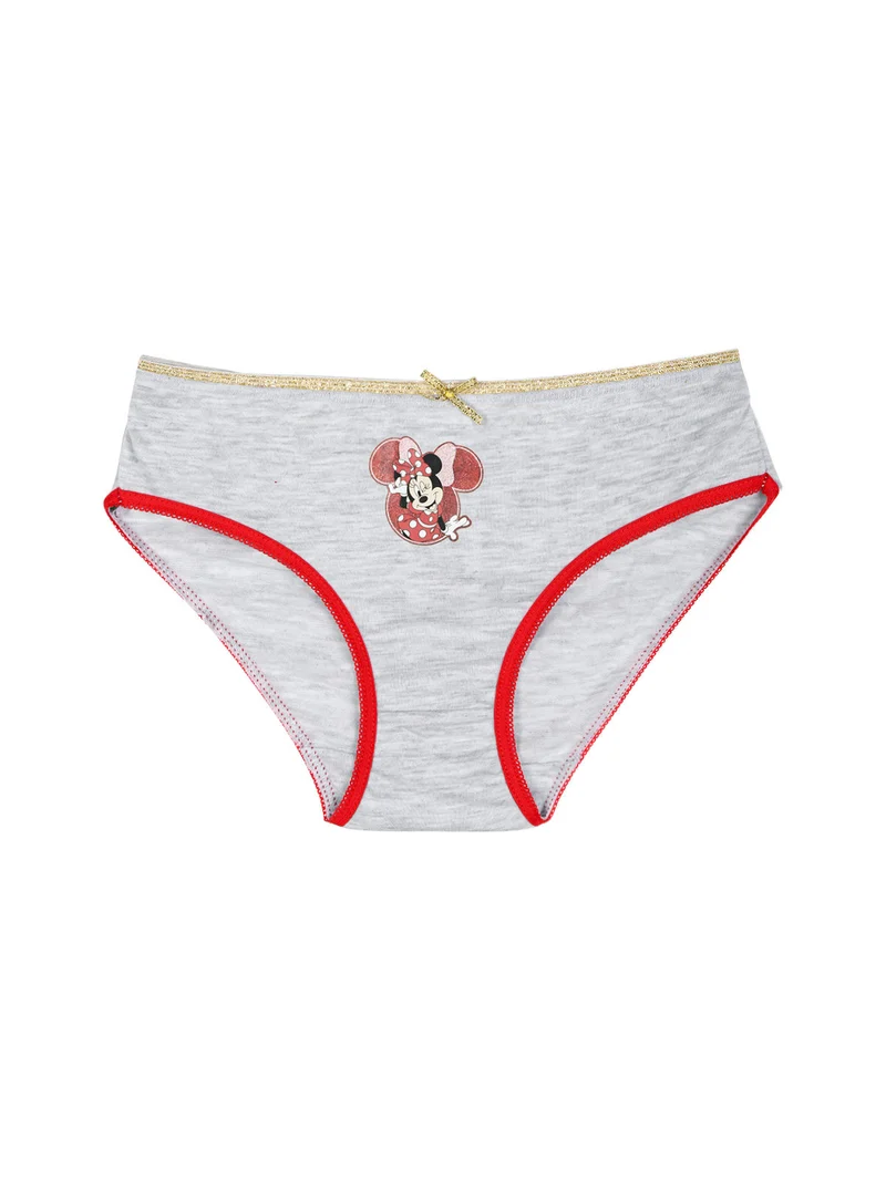 Confezione da 3 slip Minnie da bambina con stampa - assortito