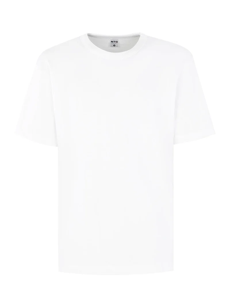 T-shirt intima da uomo in cotone interlock - bianco