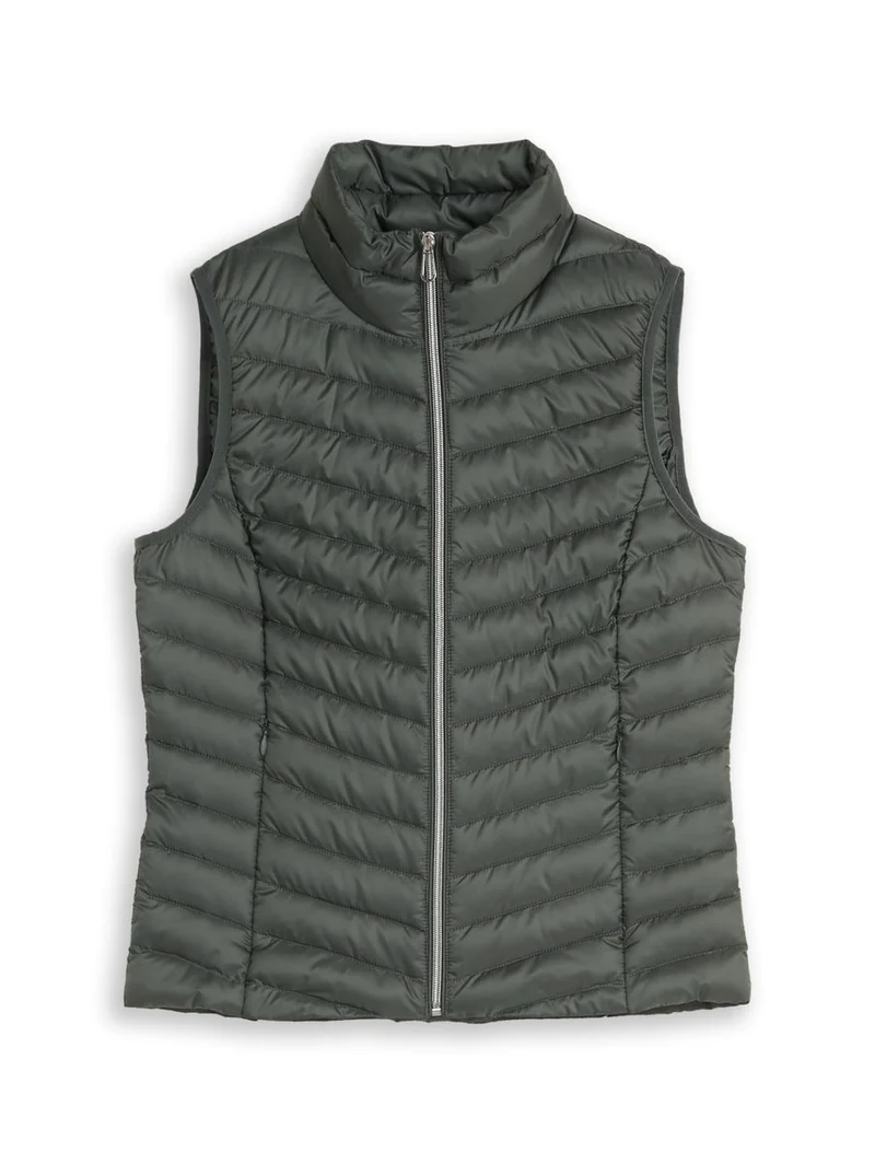 Lightweight Steppweste mit Stehkragen