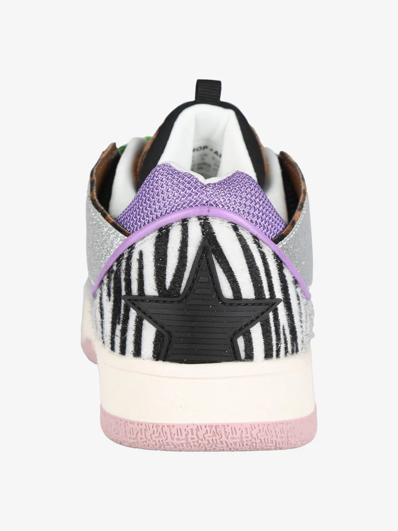 CHUNKY WHOOPI Sneakers animalier donna con glitter - multicolore