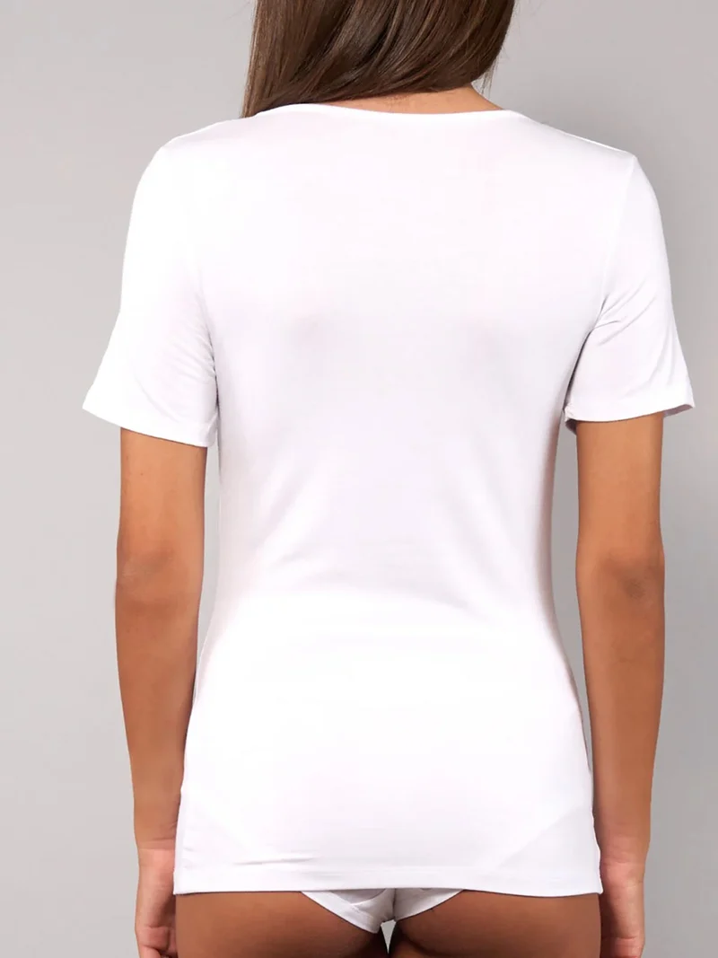 T-shirt intima donna in modal - bianco