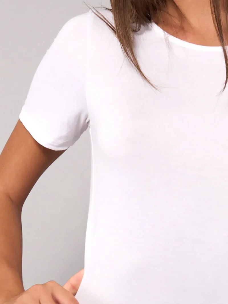 T-shirt intima donna in modal - bianco