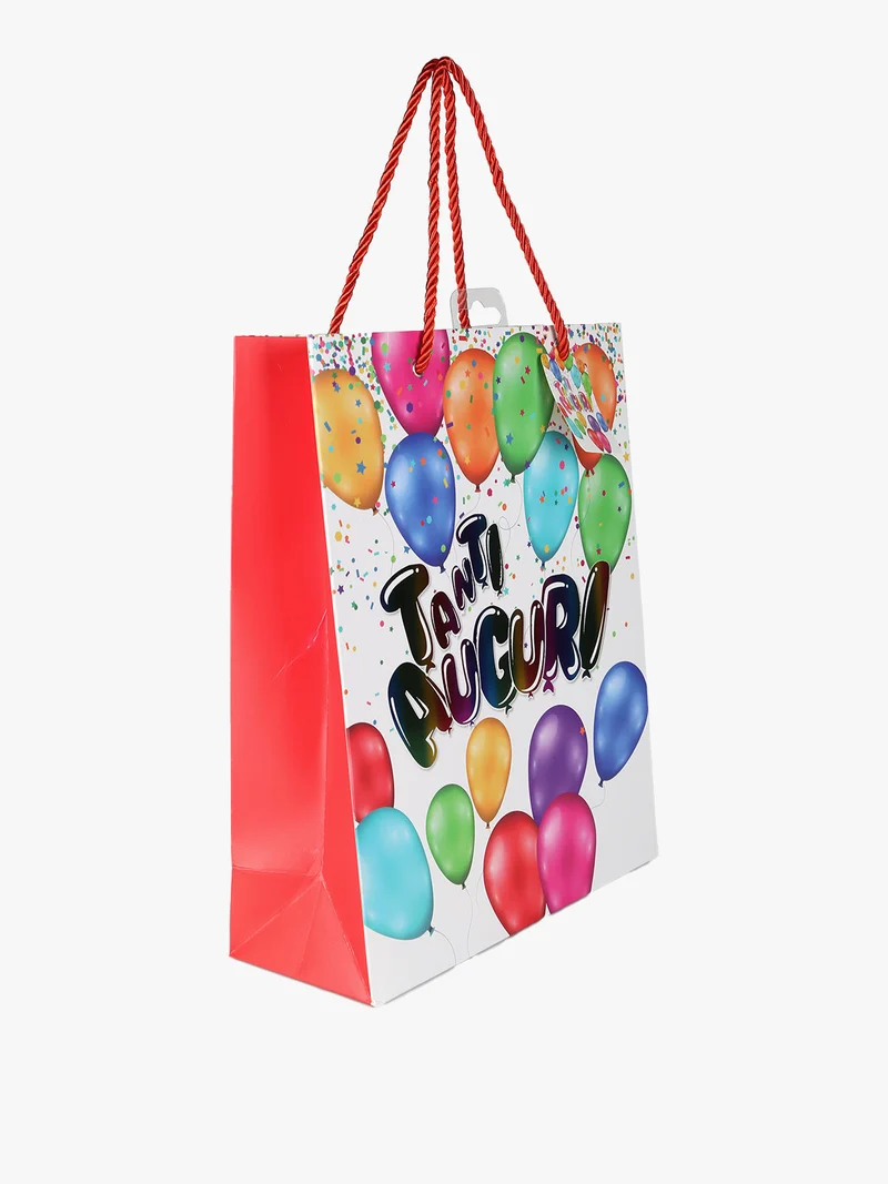 Sacchetto da regalo TANTI AUGURI - multicolore