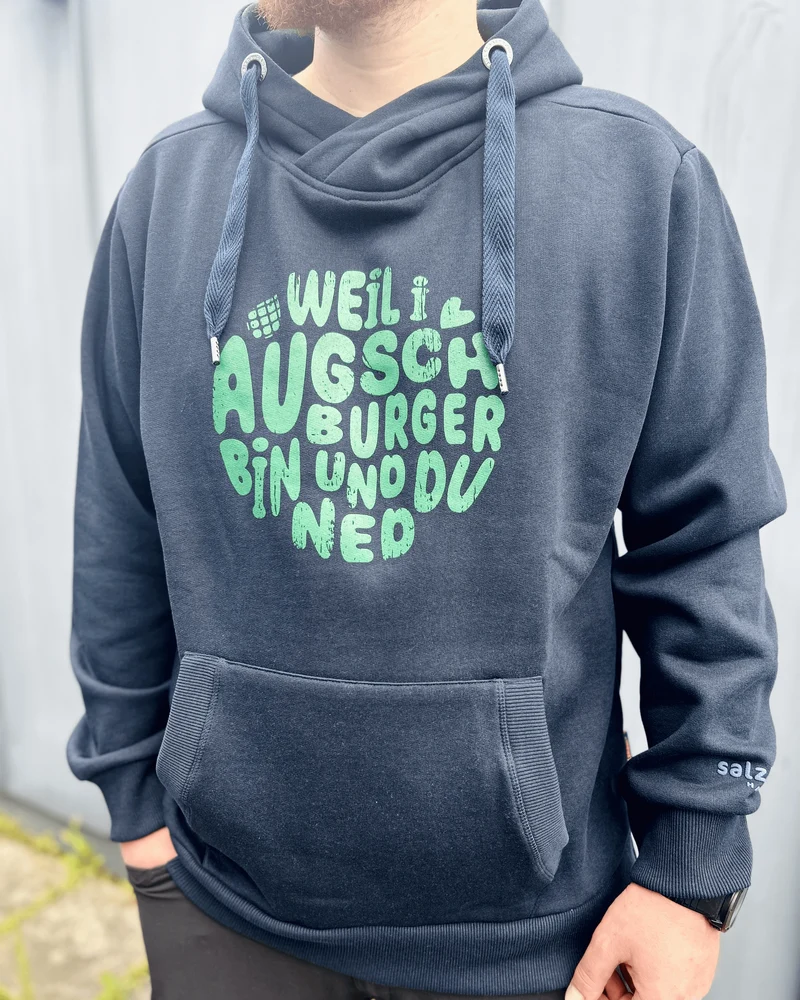 SALZHAUT HEFF Sweatshirt Herren mit Kapuze & Känguru-Tasche