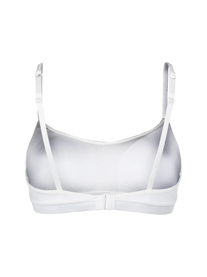 957 Brassiere in microfibra con coppe estraibili - bianco