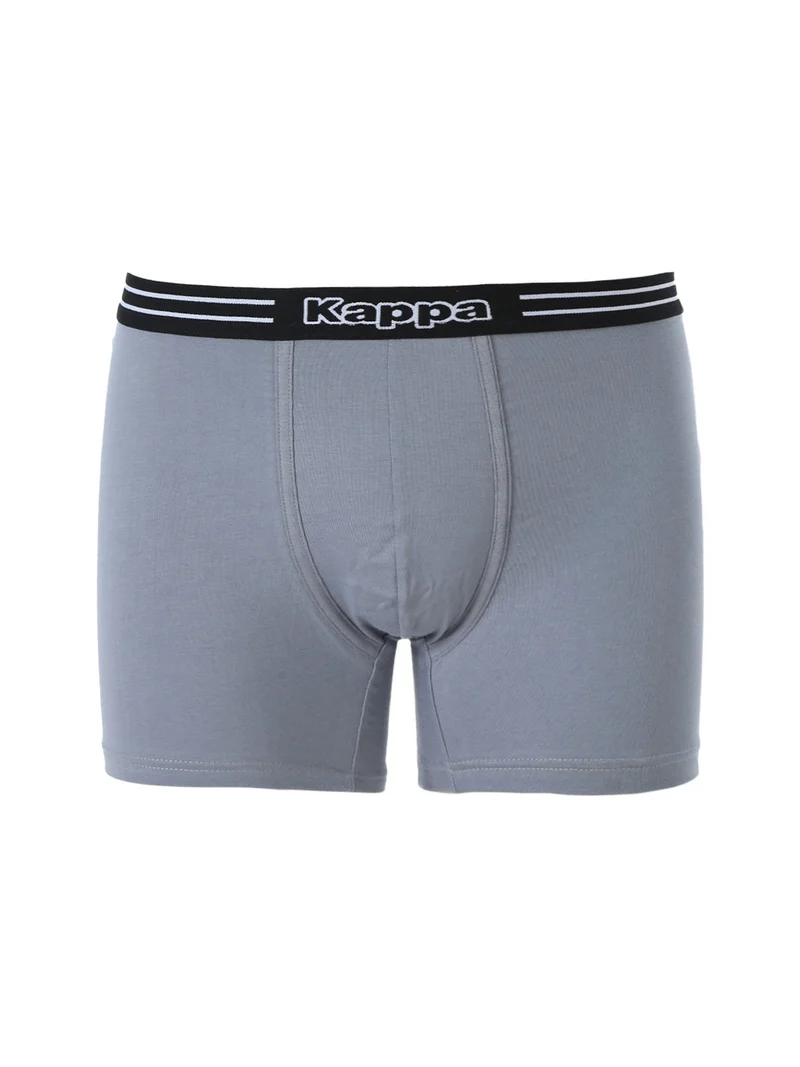 Boxer da uomo in cotone elasticizzato - grigio