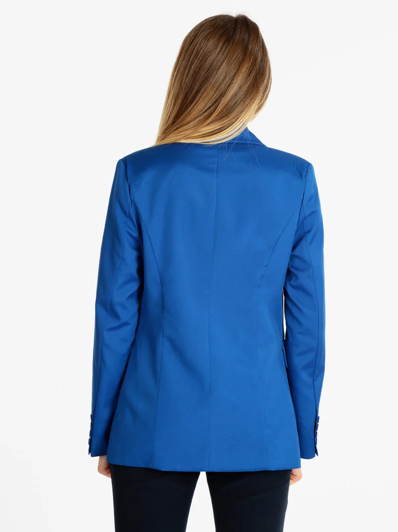 Blazer donna doppiopetto - blu