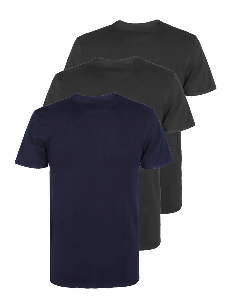 T-shirt intima da uomo manica corta. Confezione da 3 pezzi - assortito