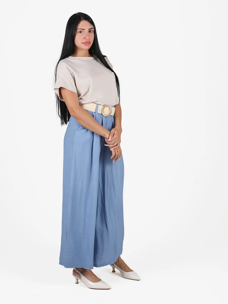 Maxi t-shirt donna con taschino - beige