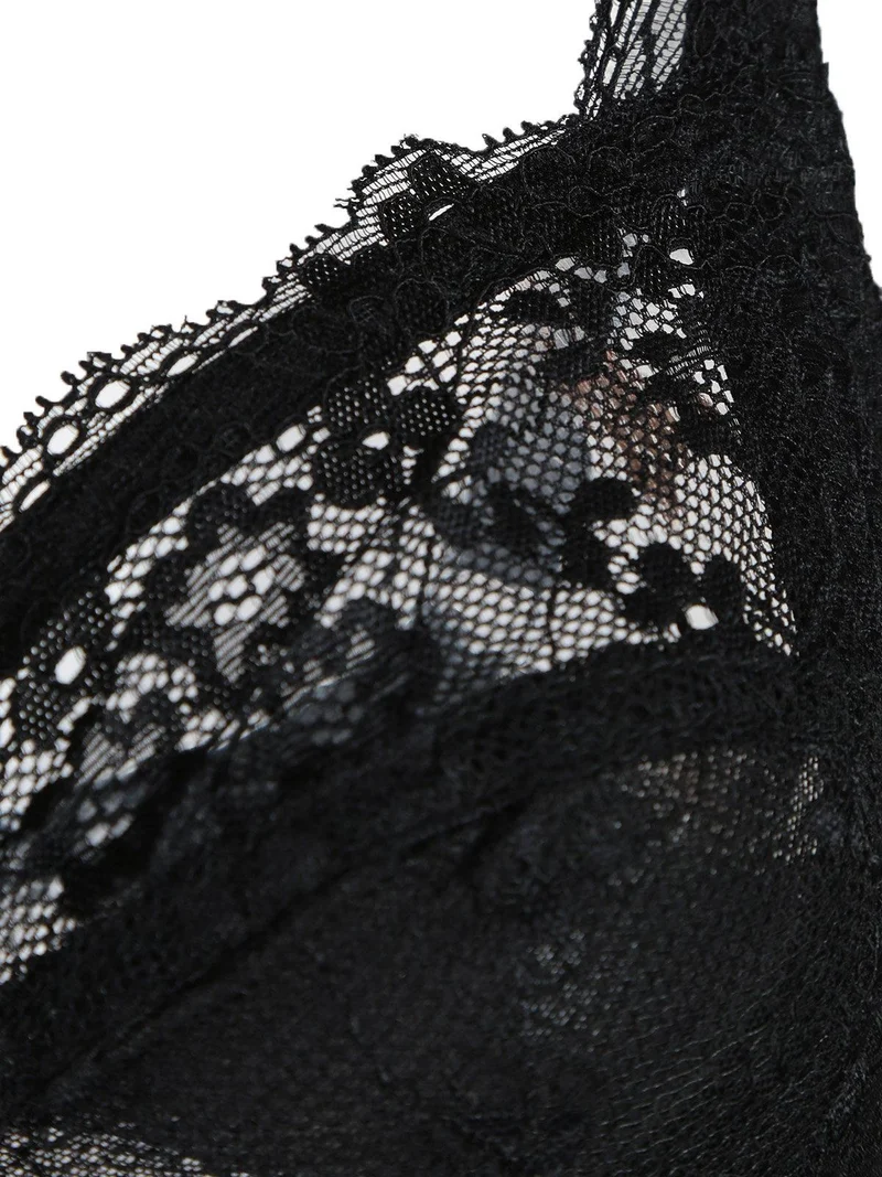 GianMarcoVenturi reggiseno pizzo ONICE sfoderato coppa C - nero