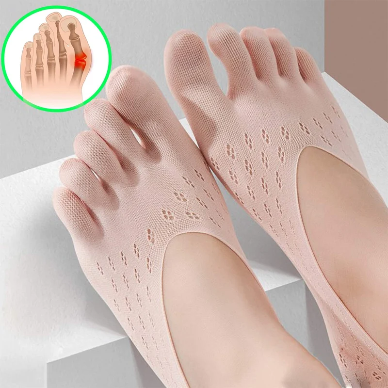 Zehensocken Damen & Herren | Atmungsaktiv | Baumwolle | 5-Finger-Design