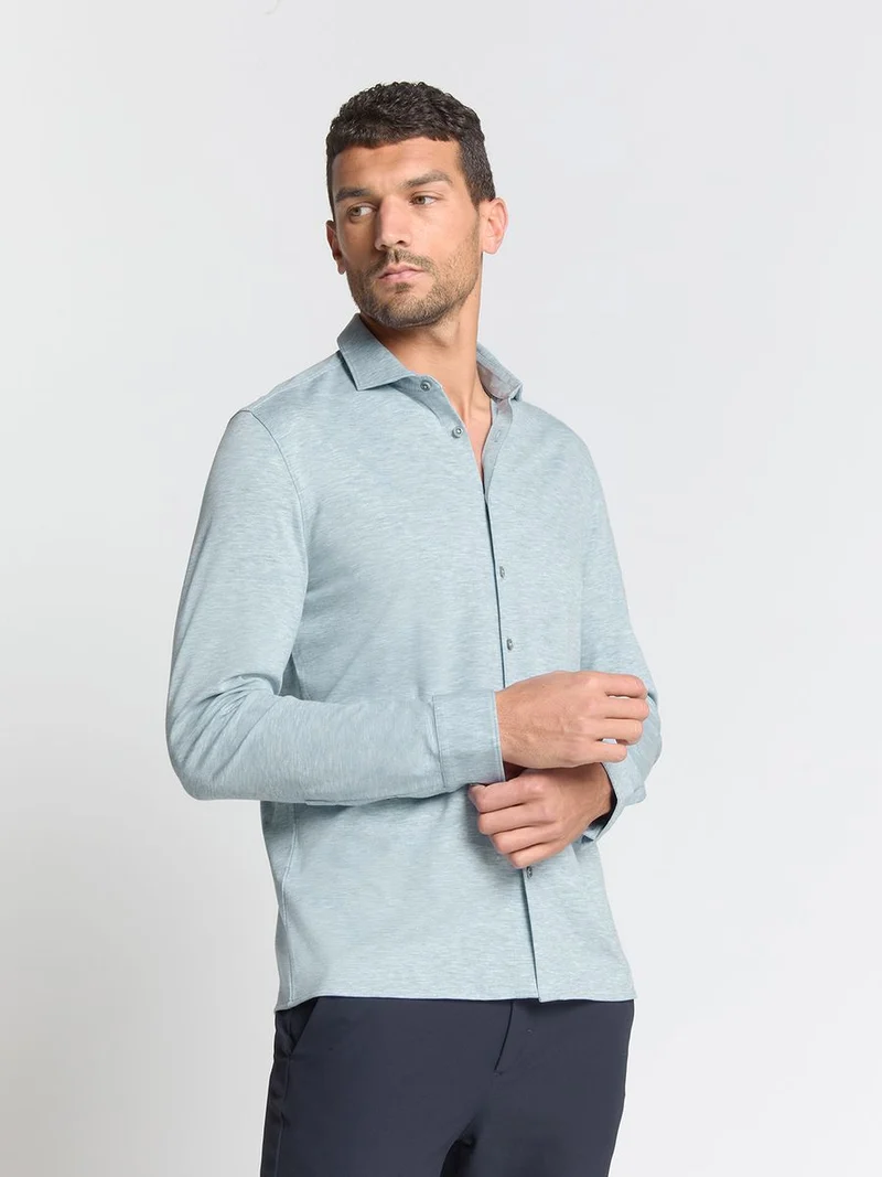 Shirt Jersey Melange Stretch