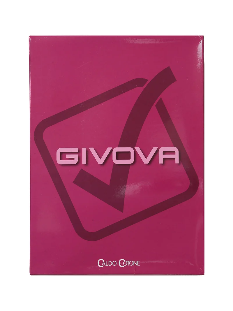 Pigiama lungo da donna in cotone interlock con stampa - rosa