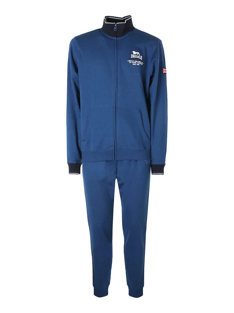Completo tuta da uomo 2 pezzi con zip intera - blu