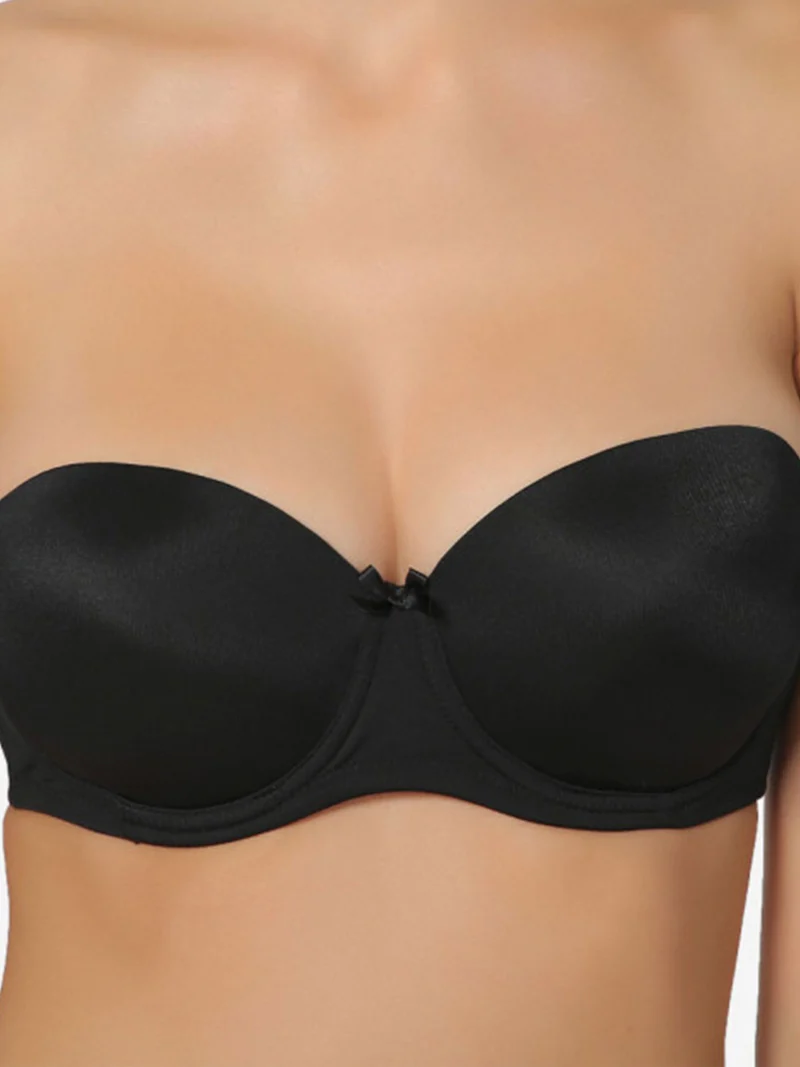 ANNA Reggiseno balcioncino preformato COPPA B - nero
