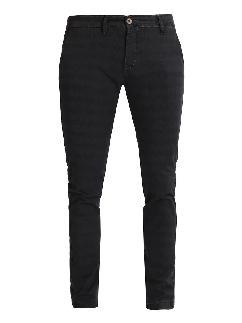 Pantaloni slim fit da uomo - grigio scuro