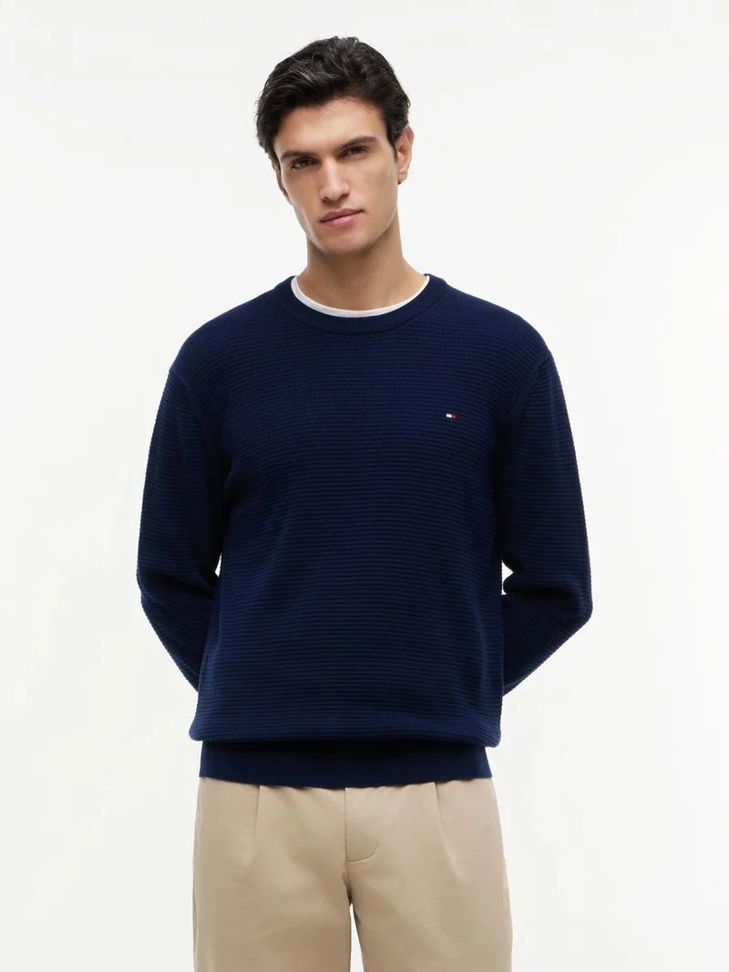 SEASONAL STRUCTURE CREW NECK