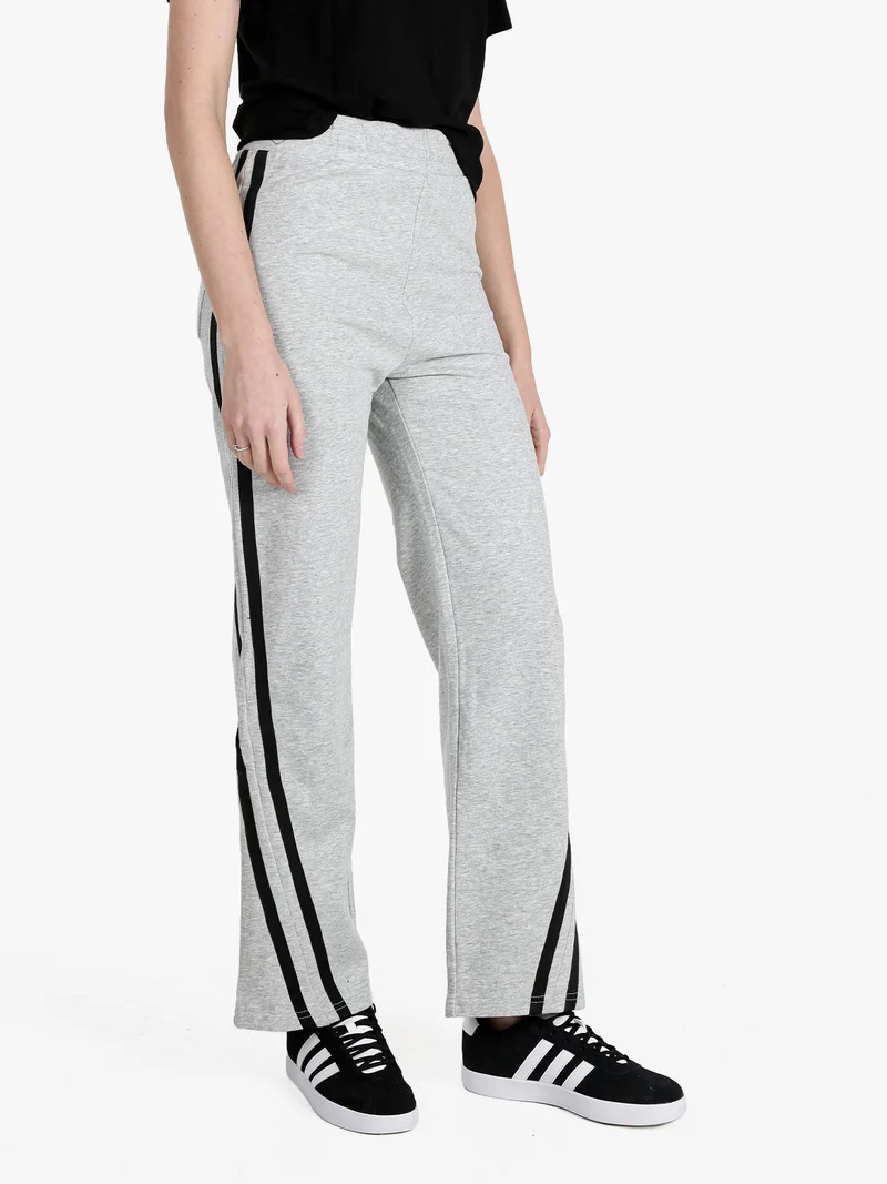 Pantaloni sportivi da donna in felpa - grigio