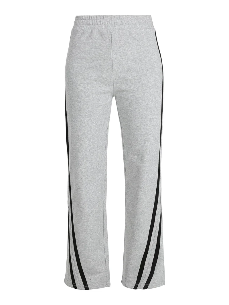 Pantaloni sportivi da donna in felpa - grigio