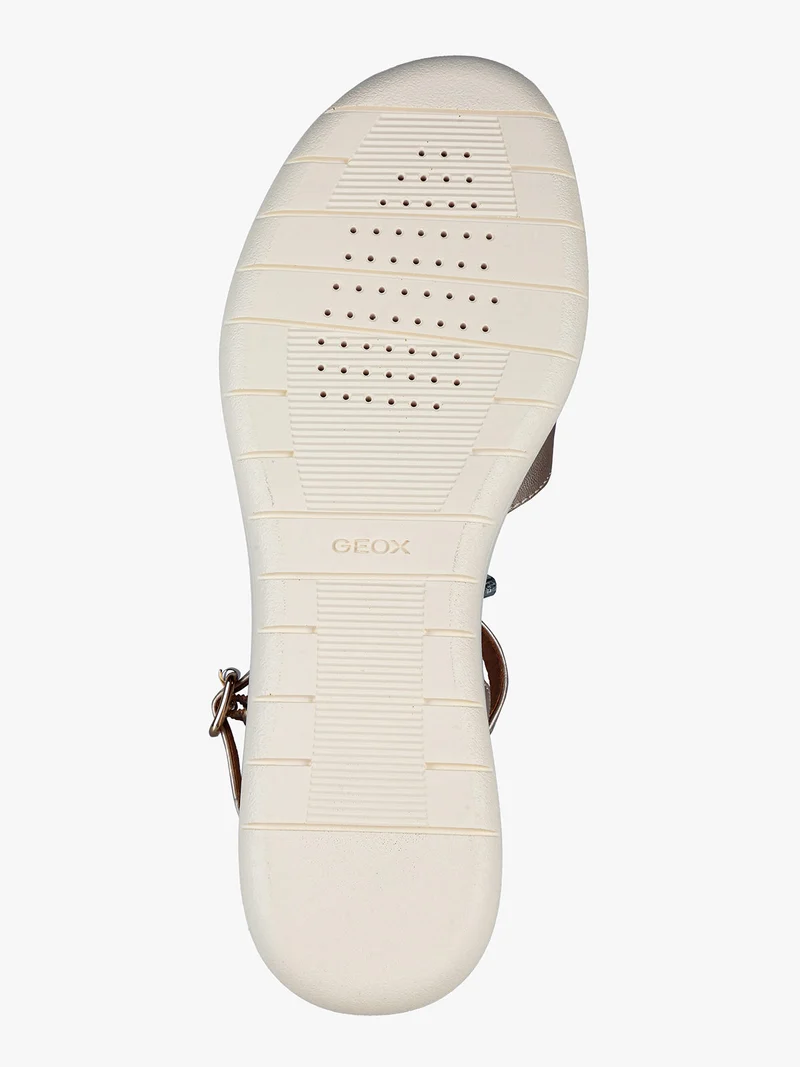 D MELICONIA A Sandali donna con zeppa - oro