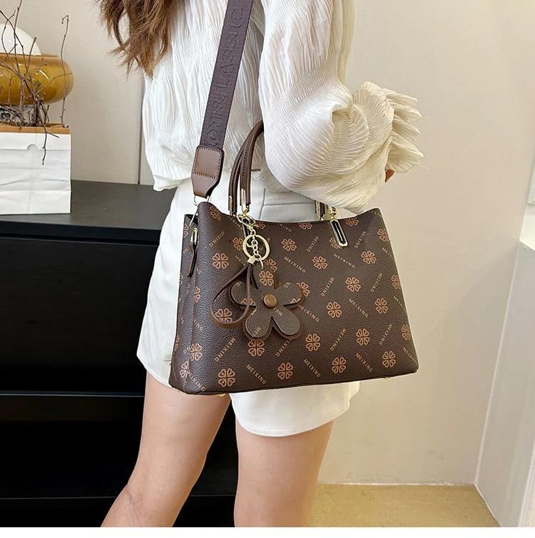 Damen Handtasche | Vintage Stil | Hochwertiges Kunstleder | 20L Kapazität