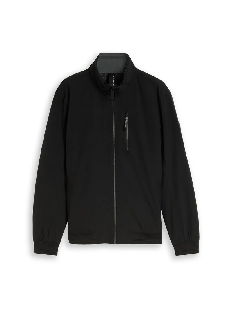 Blouson Jacke mit verstaubarer Kapuze