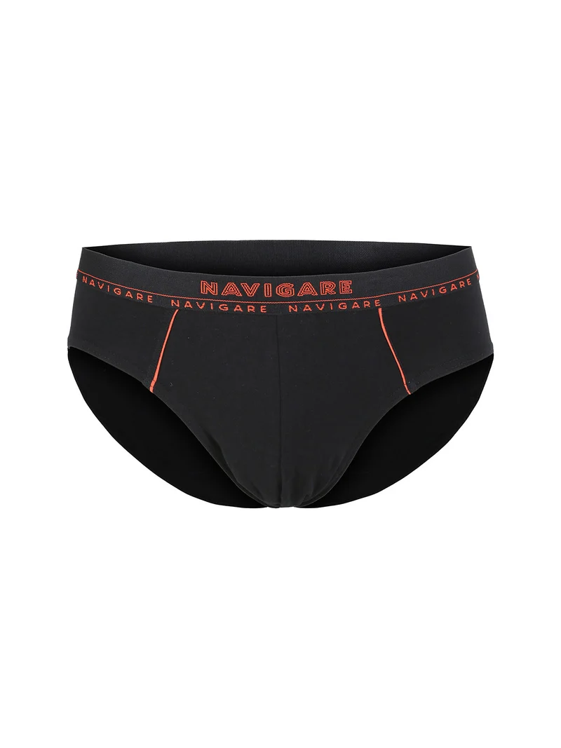 Slip uomo in cotone elastico - arancione