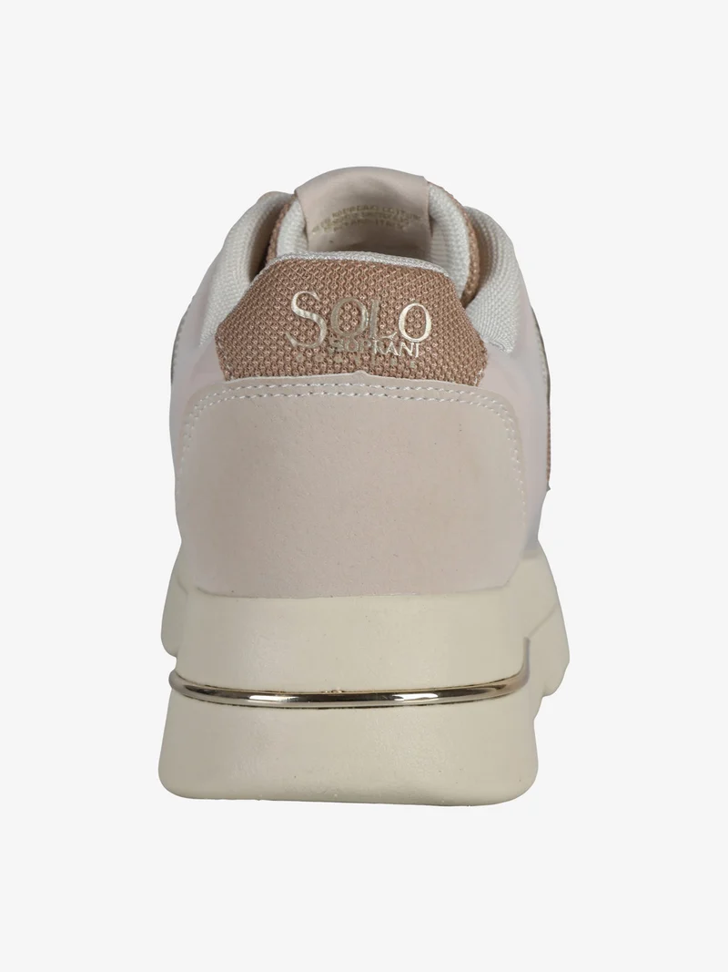 TORONTO PATENT GLITTER Sneakers donna con flatform - rosa