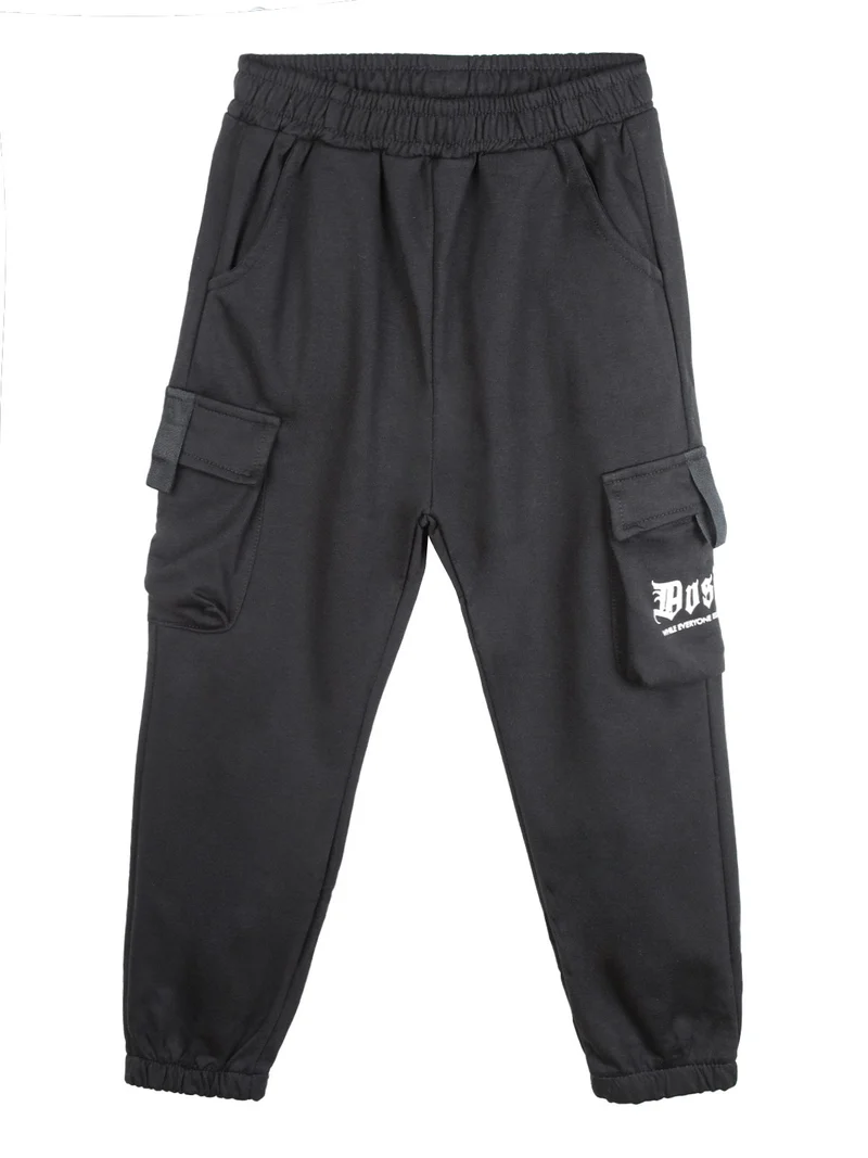Pantaloni sportivi da bambino - nero