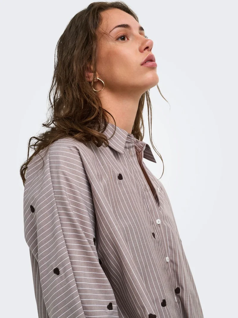 ONLNEW LINA GRACE STR EMB SHIRT NOOS WVN