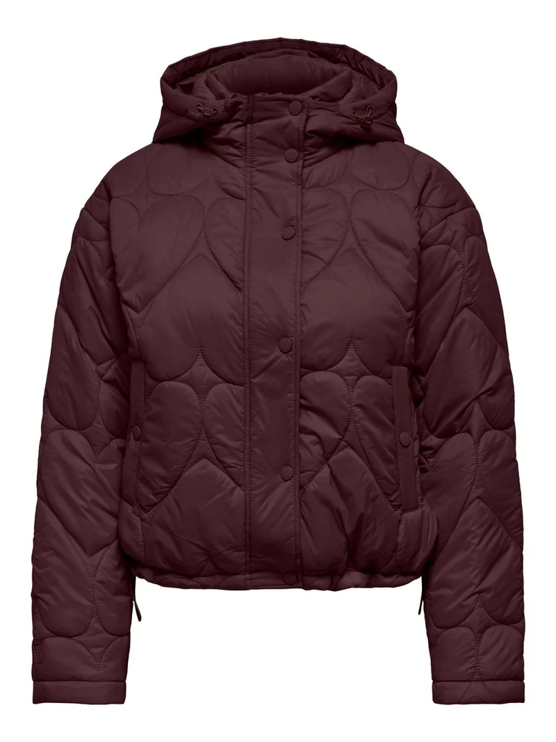 ONLTAHIA LW HEART HOOD JACKET CC OTW