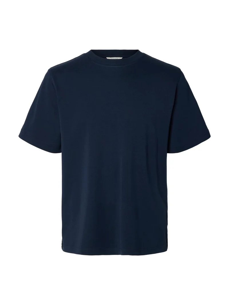 SLMTAJ MID WGT PEACH SS O-NECK TEE NOOS