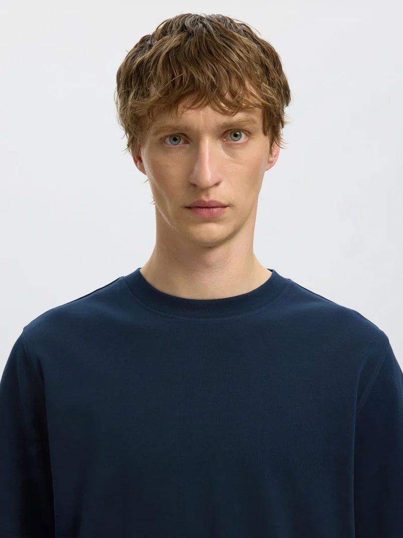 SLMTAJ MID WGT PEACH SS O-NECK TEE NOOS