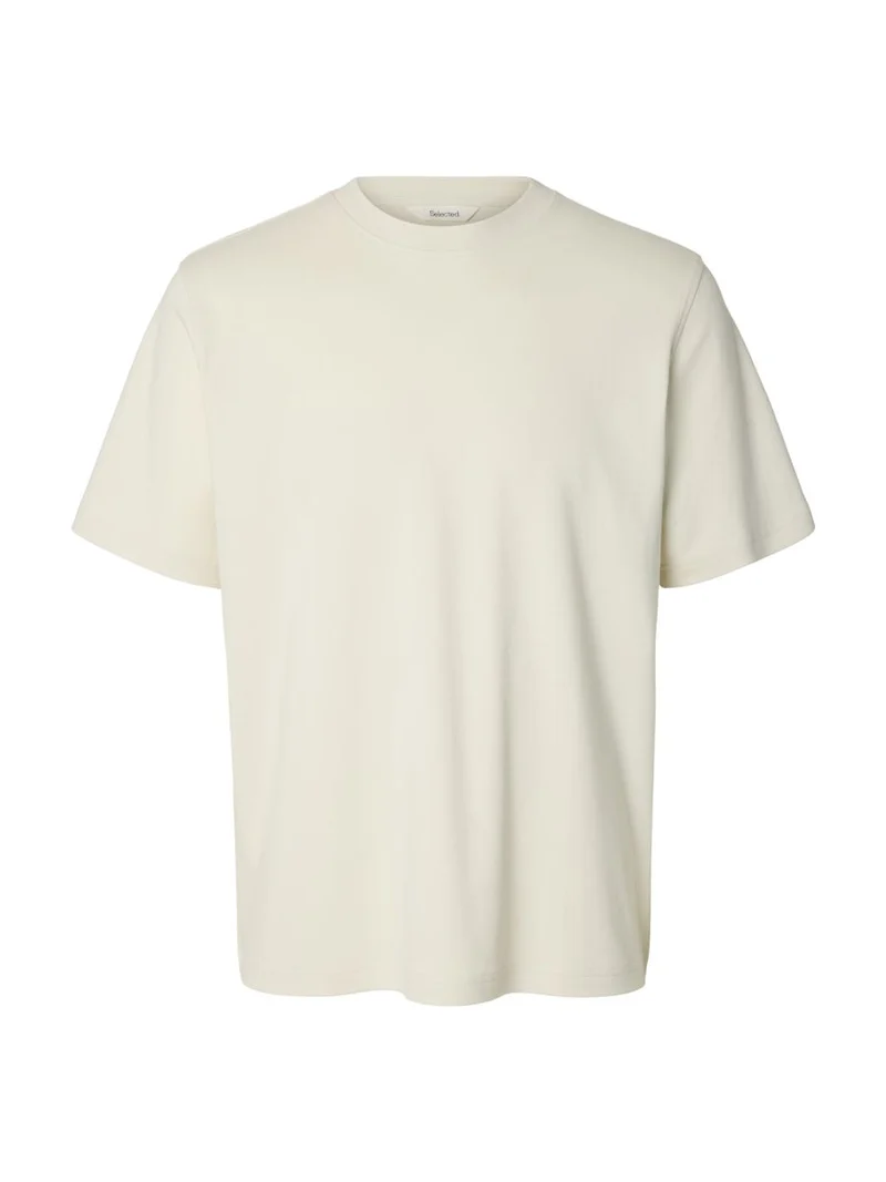 SLMTAJ MID WGT PEACH SS O-NECK TEE NOOS