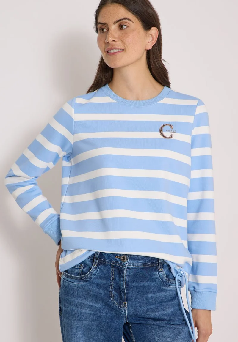 Sweatshirt mit Rundhals und Tunnelzug