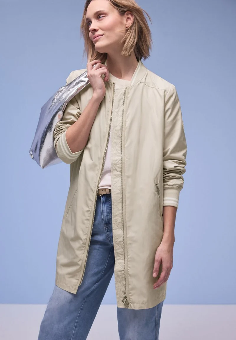 Long Bomber Jkt w. College Det