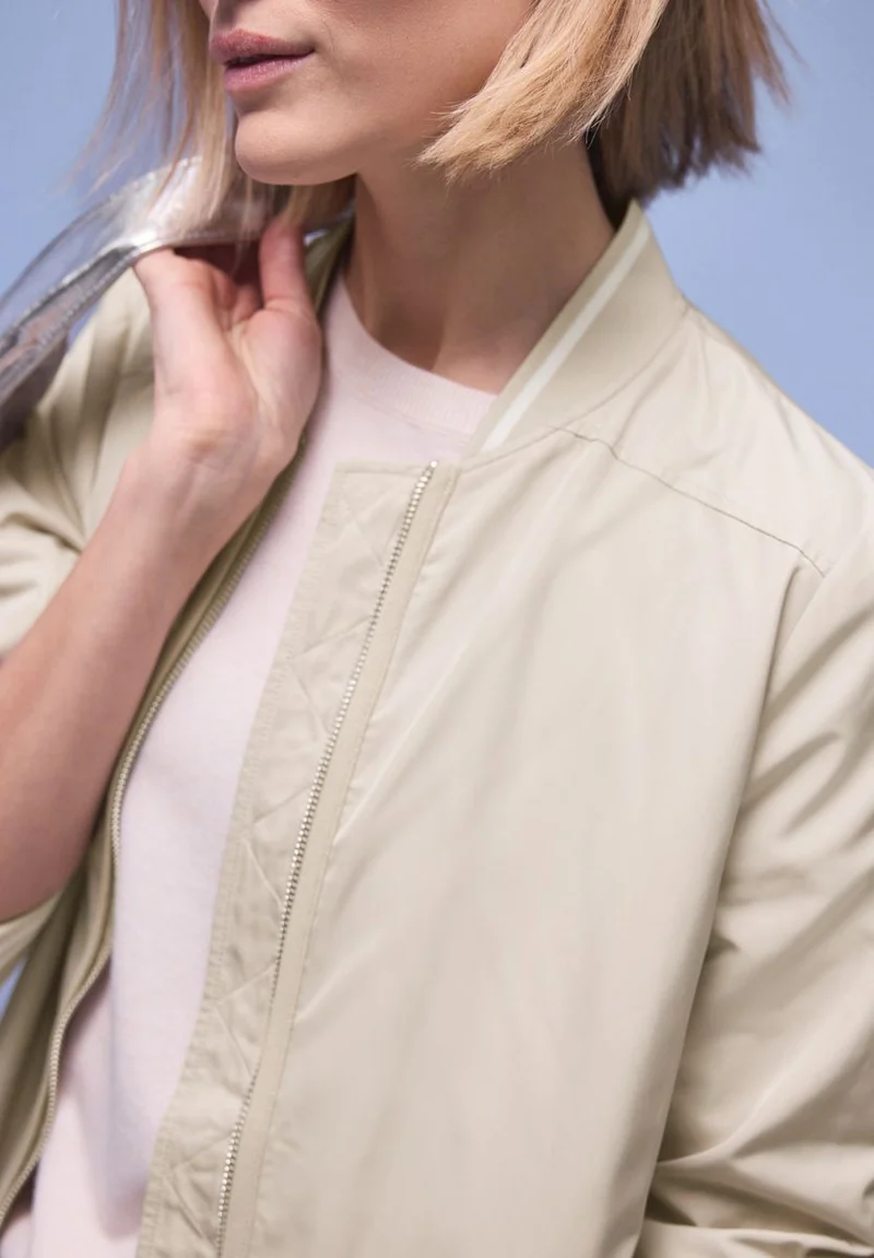 Long Bomber Jkt w. College Det