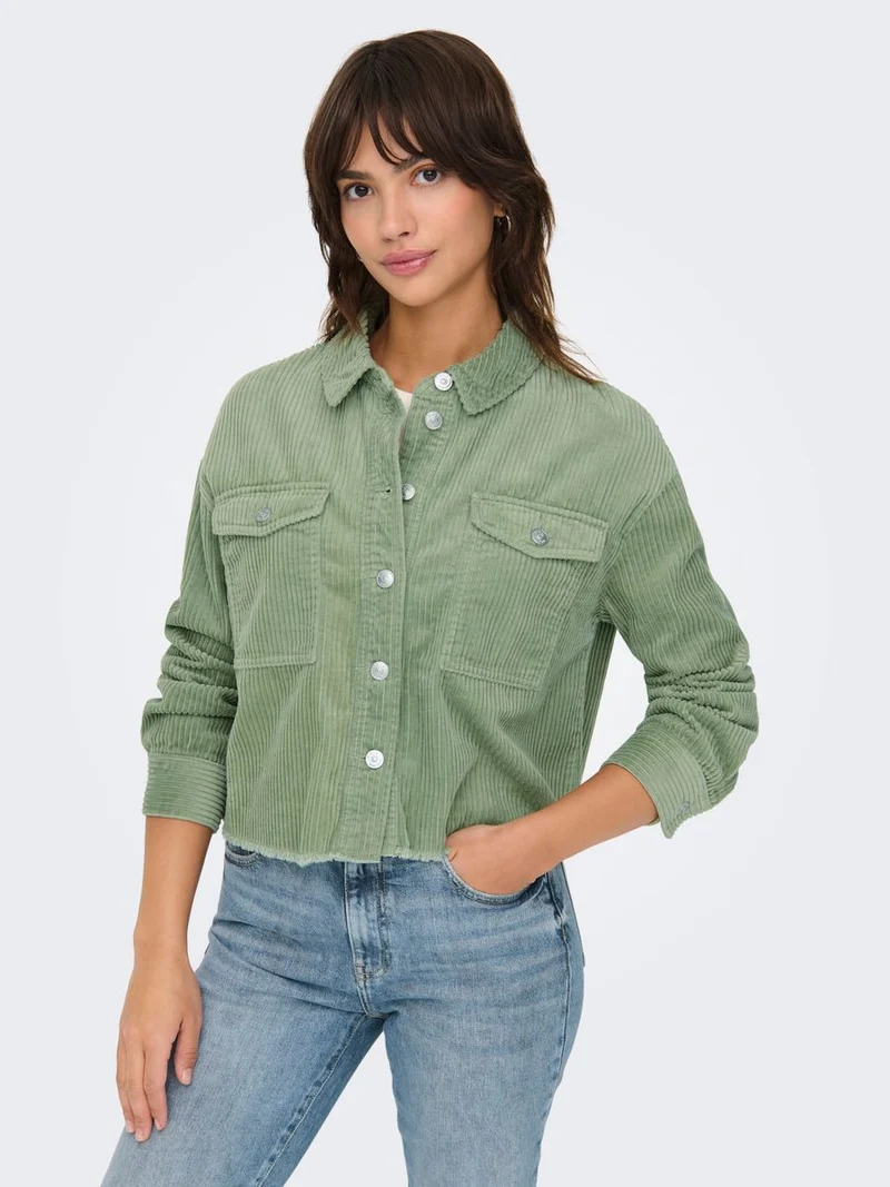 ONLMARINA-ENY L/S CORD JACKET PNT NOOS