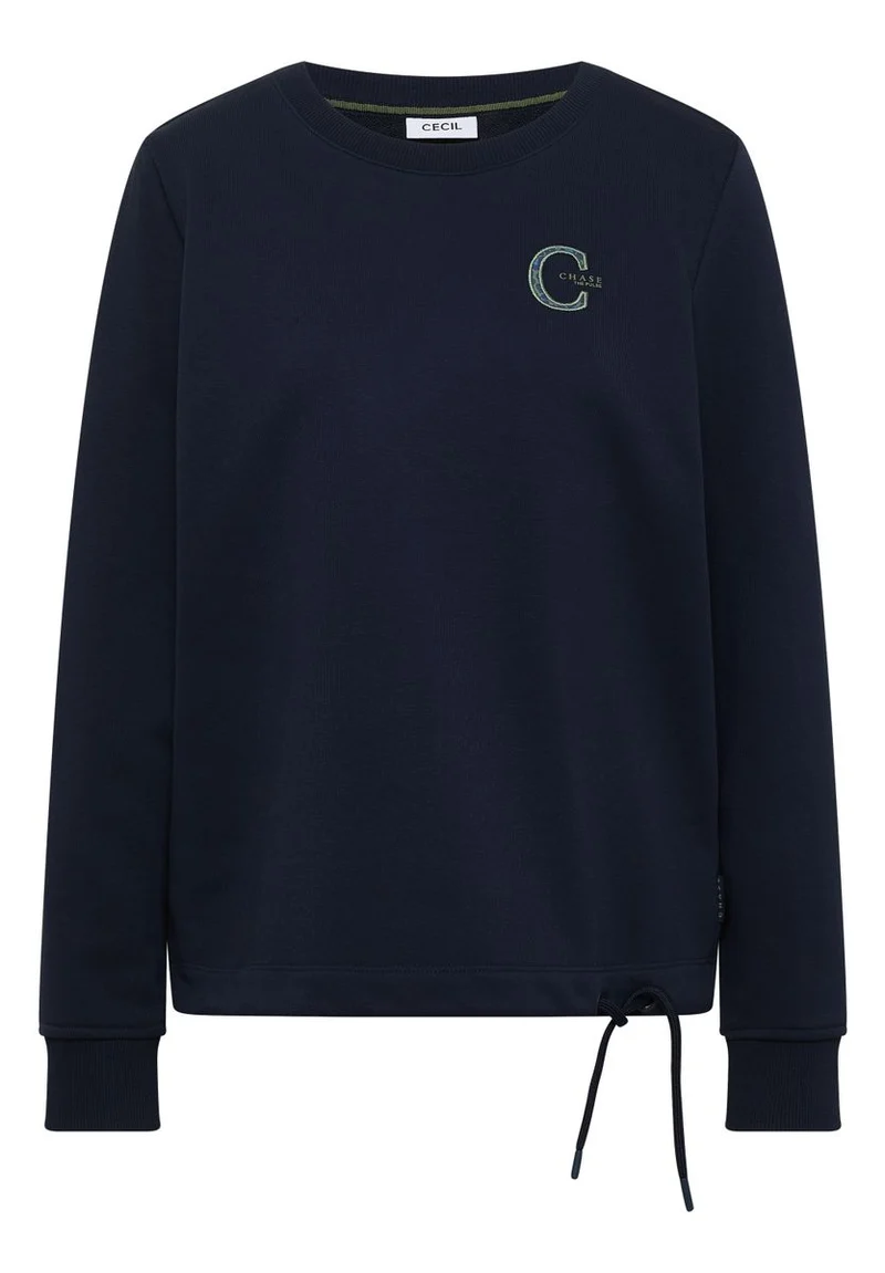 Sweatshirt mit Rundhals und Tunnelzug
